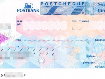postbank cheque