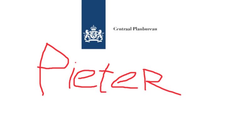 Logo Centraal Planbureau Pieter