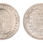 Nederlands kwartje 25 cents 1891
