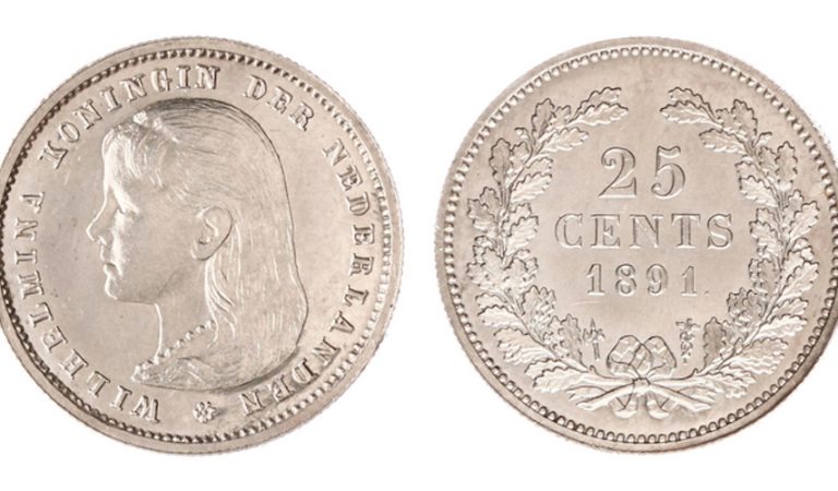 Nederlands kwartje uit 1891 is duurste munt ooit
